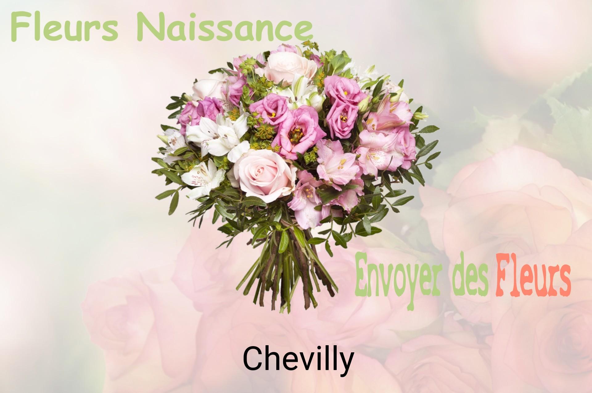 Bouquet de fleurs de naissance livré à Chevilly